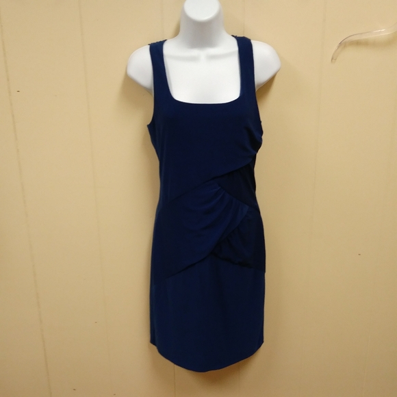 Vince Camuto Dresses & Skirts - Vince Camuto blue sleeveless cinched side cocktail dress sz 6 EUC